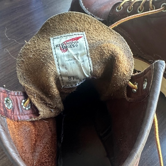 Red Wing 875 Brown Leather Men's Boots - Picture 2 of 5